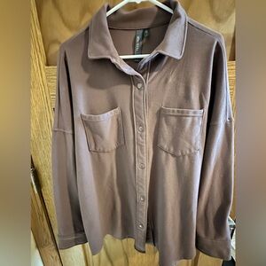 Mondetta Long Sleeve Snap Top